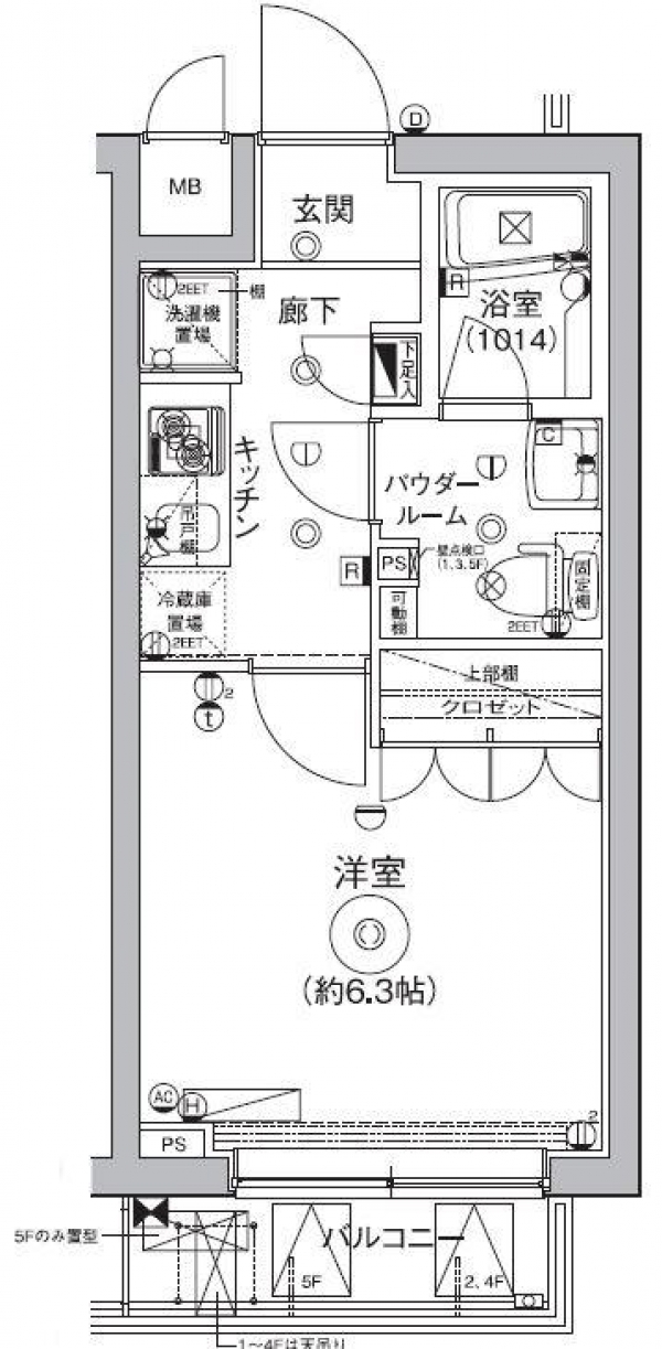 セジョリ北千住_101_間取