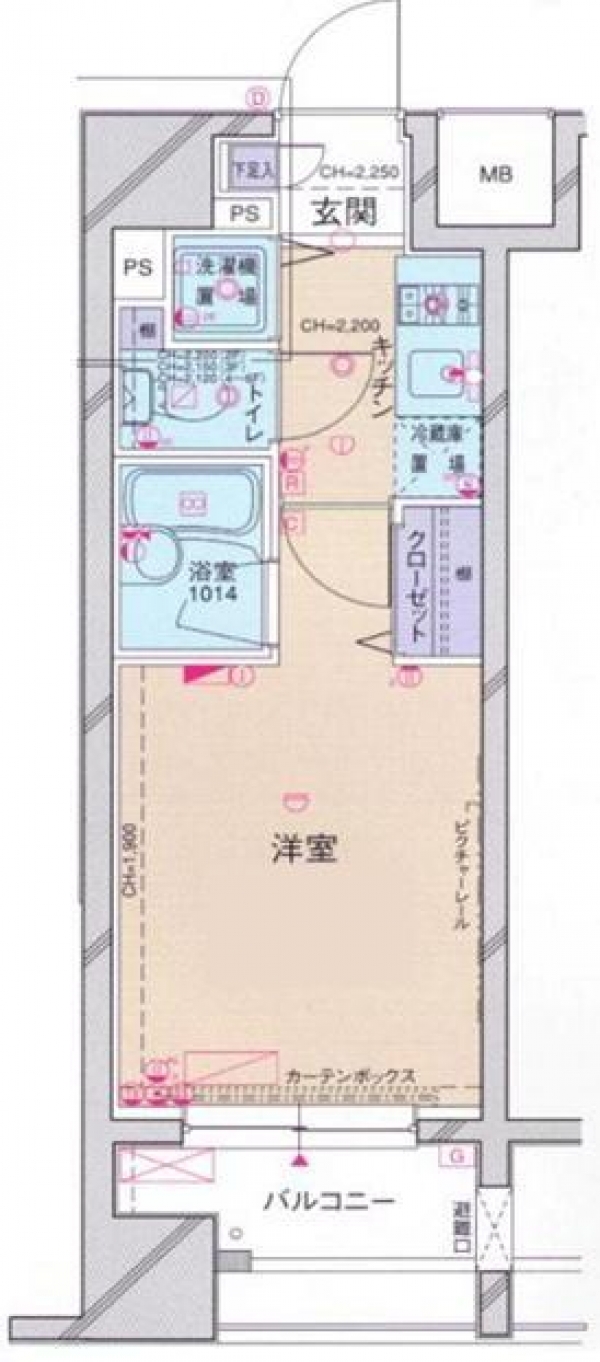 パレステュディオドルチェ本駒込_702_間取