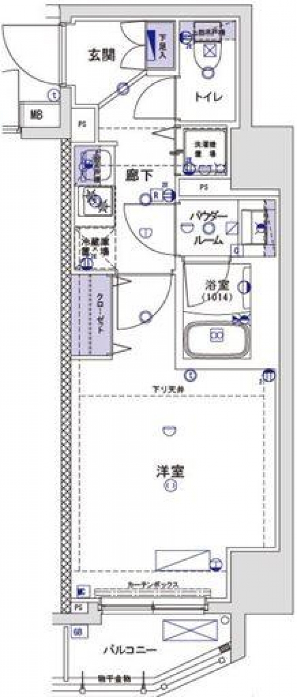 ルクシェール東向島_501_間取