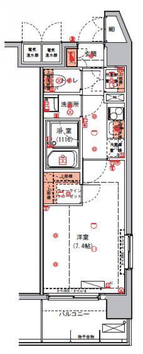 ﾊｰﾓﾆｰﾚｼﾞﾃﾞﾝｽ東京ｱｰﾊﾞﾝｽｸｴｱ#002_601_間取