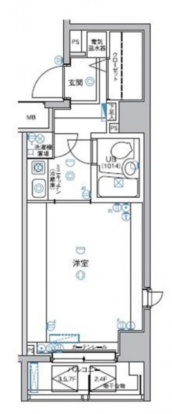 ＧＲＡＺＩＡ方南町_412_間取