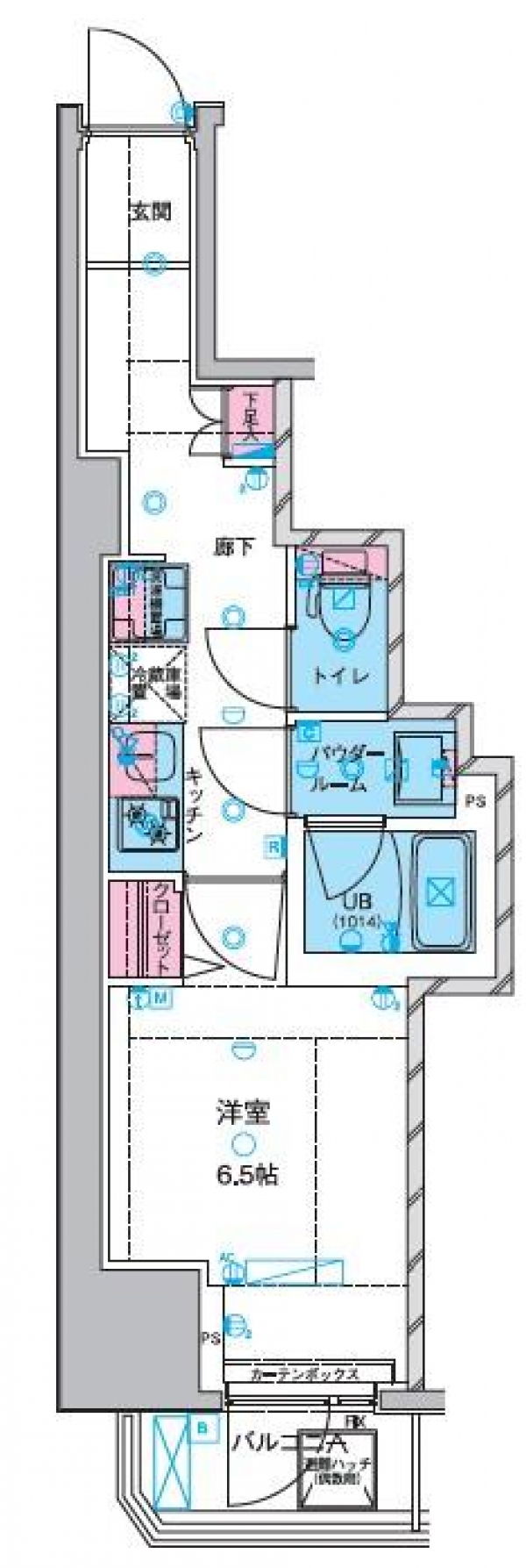 GENOVIA御徒町 skygarden_501_間取