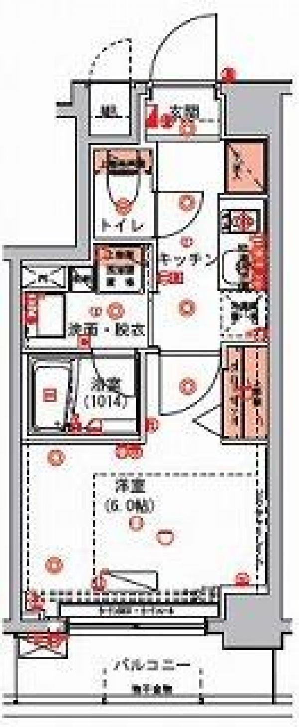 ハーモニーレジデンス東京ウエスト_207_間取