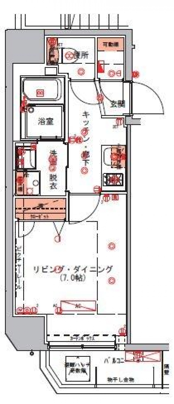 ハーモニーレジデンス錦糸町#003_703_間取