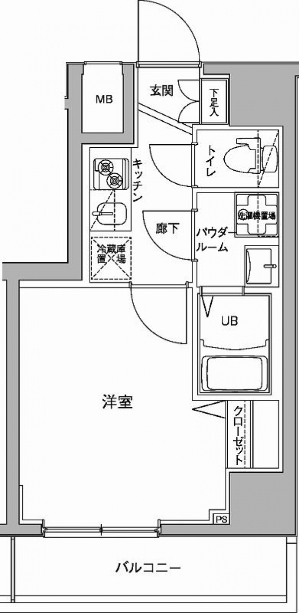 ジェノヴィア川崎駅グリーンヴェール_1101_間取